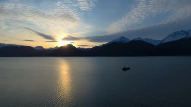 Barcos Indústria Alaska — Vídeo de Stock