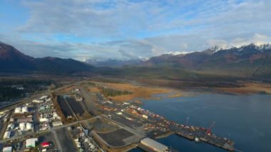 Diriliş Körfezi Alaska 'dan manzara 