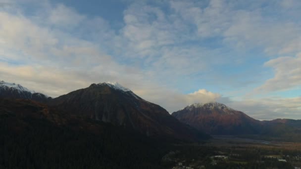 Vacker Utsikt Från Seward Alaska — Stockvideo