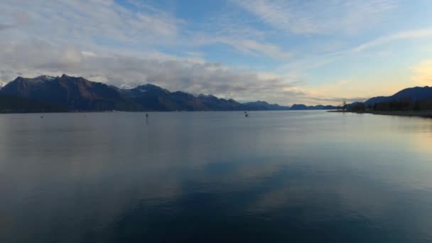 Θέα Θάλασσα Από Seward Αλάσκα — Αρχείο Βίντεο