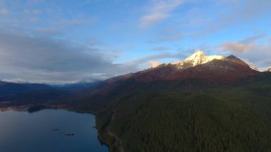 Diriliş Körfezi Alaska 'dan manzara 