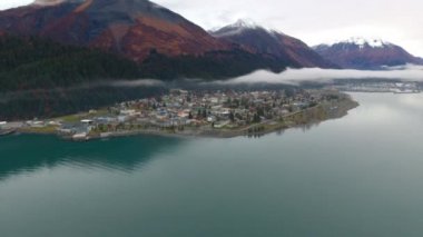 Seward, Alaska 'dan deniz manzarası 