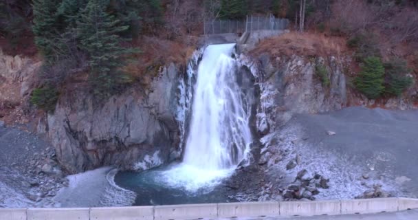 Warerfalls Alaska Early Fall — ストック動画