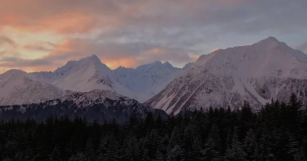 Vistas Invierno Desde Seward Alaska —  Fotos de Stock