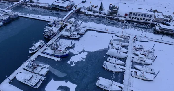 Winter Views Seward Alaska — 스톡 사진