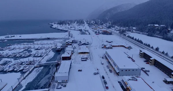 Inverno Dirigindo Alasca — Fotografia de Stock