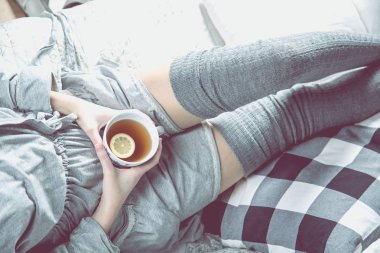 Soluk içme çay, rahat rahat durumla kavramı