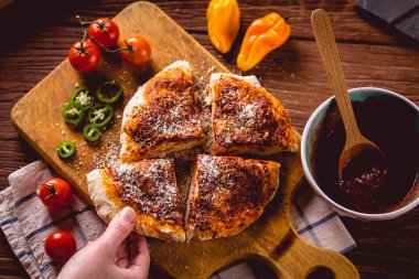 Ev yapımı pizza yapma 's pizza zamanı,