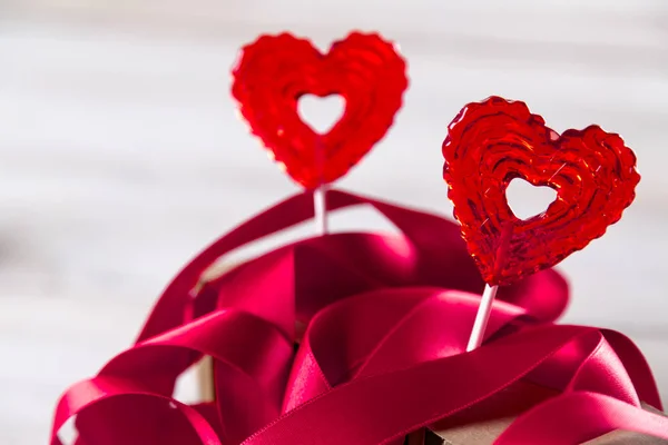 Doces de Valentim, fundo do conceito de amor — Fotografia de Stock