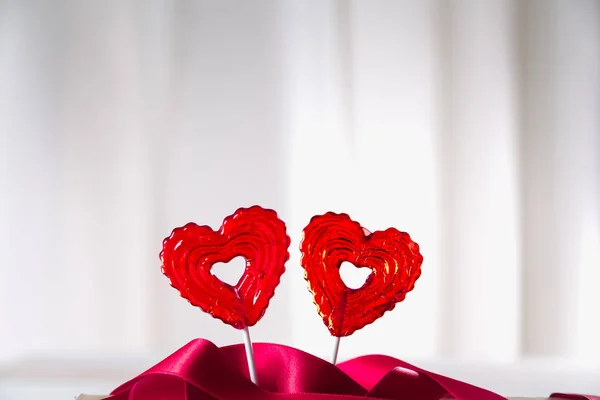 Valentijnsdag snoep, achtergrond van liefde concept — Stockfoto