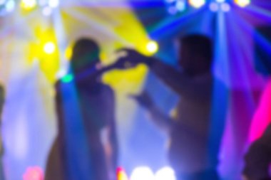 Dans pisti, insanlar dans ile parti konsept