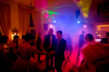 Dans pisti, insanlar dans ile parti konsept