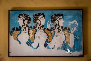 Antik Yunan mozaik duvar Sarayı