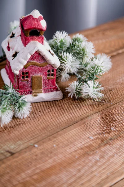 Kerstversiering, vakantiehuis gerelateerde concept — Stockfoto