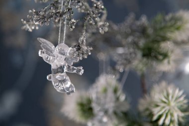 parlak Noel arka plan dekorasyon ile