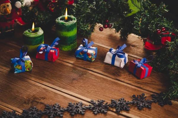 Confortable concept de Noël lié à la maison avec jouets — Photo