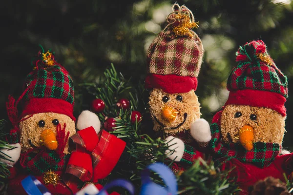 Colorful toys on Christmas background — Stock Photo, Image