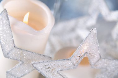 parlak Noel arka plan dekorasyon ile