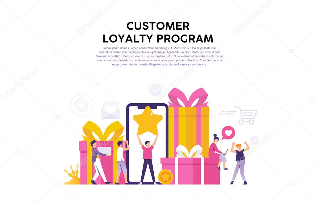 e-commerce programs provide satisfaction for customers by giving gifts