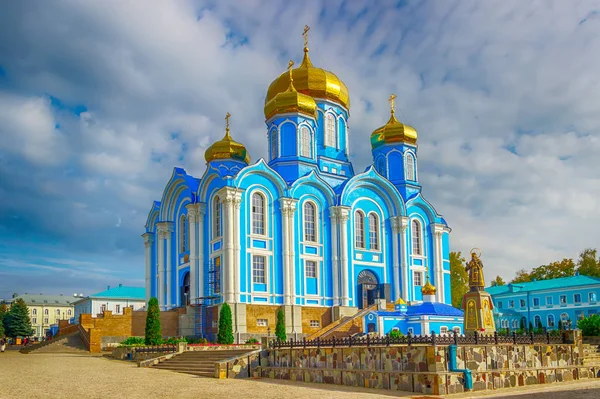 Zadonsk hommes Nativité Notre-Dame couvent Lipetsk oblast Russie — Photo