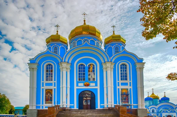 Zadonsk uomini Natività Madonna Convento Lipetsk oblast Russia — Foto Stock