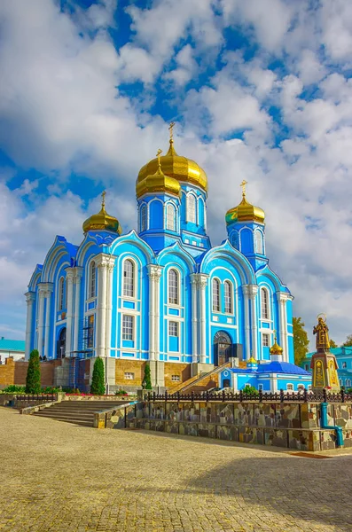 Zadonsk uomini Natività Madonna Convento Lipetsk oblast Russia — Foto Stock