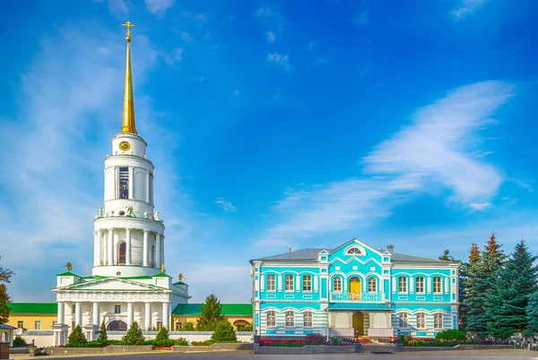 Zadonsk hommes Nativité Notre-Dame couvent Lipetsk oblast Russie — Photo