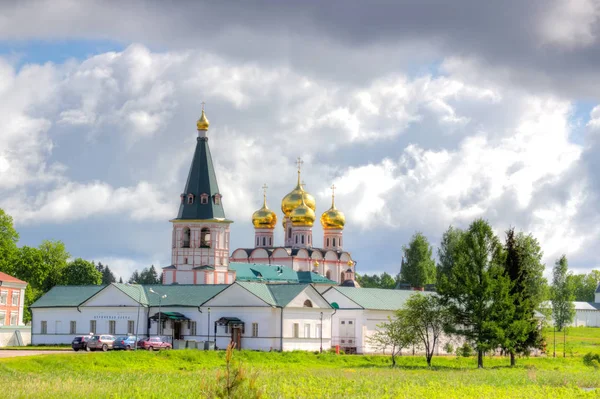 Іверського Валдайського монастиря Bogoroditsky Svyatoozersky Стокова Картинка