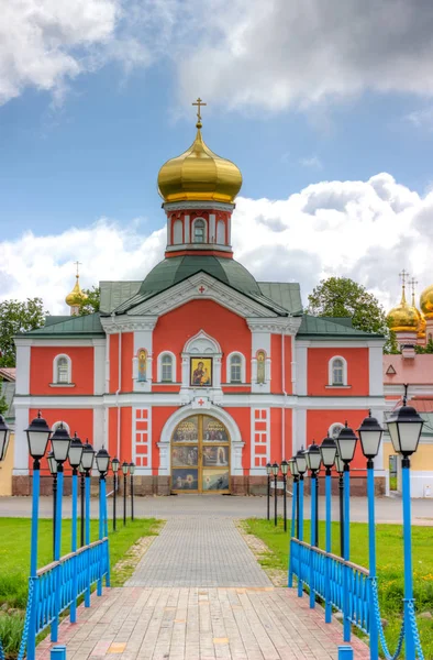 Іверського Валдайського монастиря Bogoroditsky Svyatoozersky Ліцензійні Стокові Фото