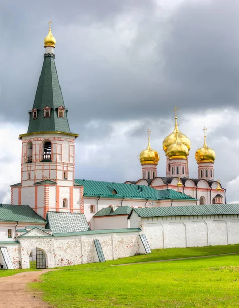 Іверського Валдайського монастиря Bogoroditsky Svyatoozersky Стокове Фото