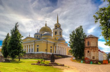 Monastery  Nilo-Stolobenskaya Pustyn clipart