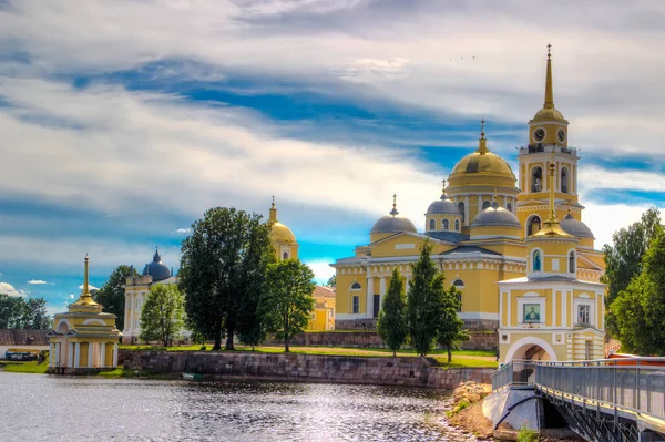 Klasztor Nilo-Stolobenskaya Optina Pustyn — Zdjęcie stockowe