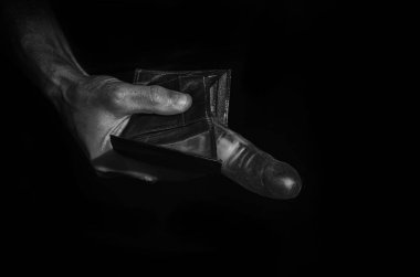 Rubber penis instead of cash.