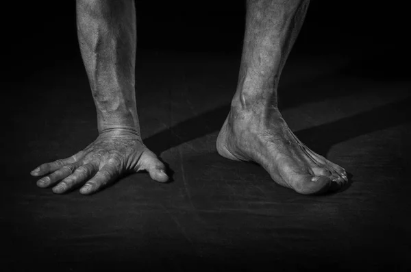 Hand-voet of been-hand. — Stockfoto