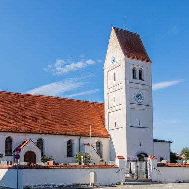 Municipal Germering, District Furstenfeldbruck, Upper Bavaria, Germany: Chruchyard and Church St. Jakob