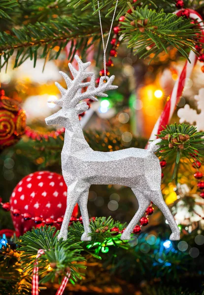 Ciervo decorativo de Navidad — Foto de Stock
