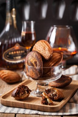 Siyah-beyaz kurabiye kurabiye mermer 