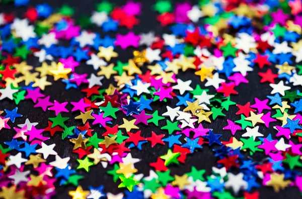 Çok renkli tatil yıldız dekorasyon arka plan
