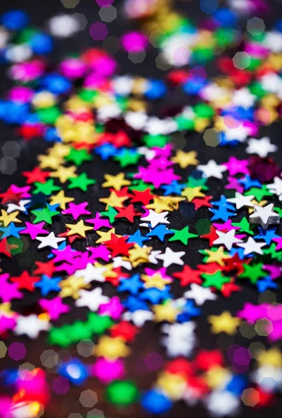 Çok renkli tatil yıldız dekorasyon arka plan