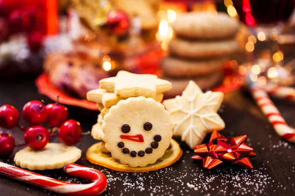 Chrismtas ciasteczka, Koncepcja świąteczna — Zdjęcie stockowe