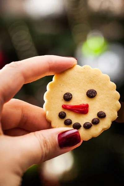 クリスマスのショートブレッドクッキー,休暇のコンセプト — ストック写真