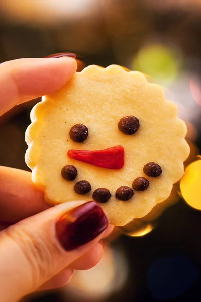 クリスマスのショートブレッドクッキー、ホリデーコンセプト — ストック写真