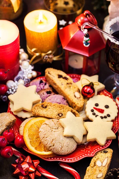 Boże Narodzenie ciasteczka, Koncepcja wakacje — Zdjęcie stockowe