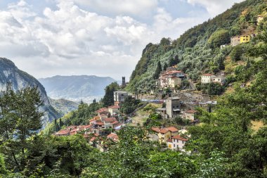 dağ köyü Casoli Lu, Toskana İtalya