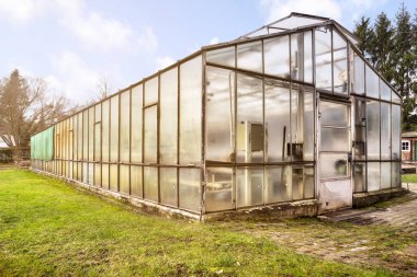 eski eski cam ev Bahçe