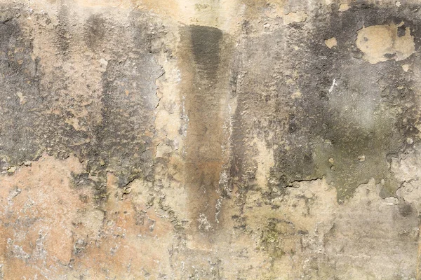 Old grungy plastered wall with peeling color — Stock Photo, Image