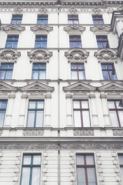 Berlin eski bir evin cephe sıva
