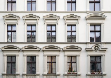 Berlin, Kreuzberg sıva ile güzel bir eski ev