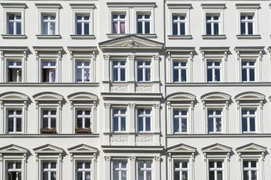 Berlin, Kreuzberg sıva ile güzel bir eski ev