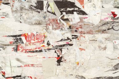 alan arka plan için aşağı yırtık poster ile